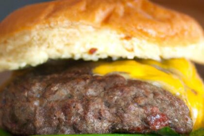 Bold Bison Burgers: Juicy Patties Loaded with Cheddar