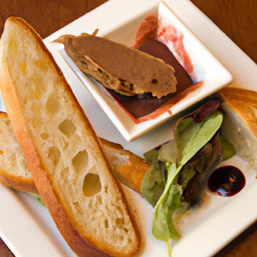 Decadent Duck Liver Pâté Served with Crispy Toasted Baguette