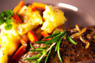 Savor Garlic Butter Steak Bites with Cheesy Smashed Potatoes