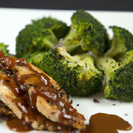 Savor the Flavors: Grilled Chicken with Balsamic Glaze & Broccoli