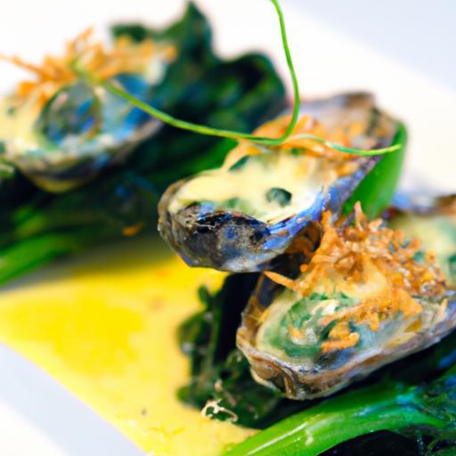 Oysters Rockefeller Reimagined: Spinach & Hollandaise Twist