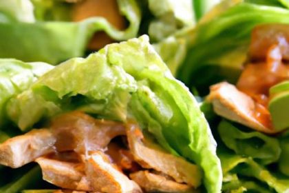 Fresh Turkey Lettuce Wraps with Creamy Avocado Mayo Twist