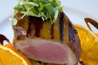 Crisp Duck Breast with Zesty Orange Glaze: A Flavor Fusion