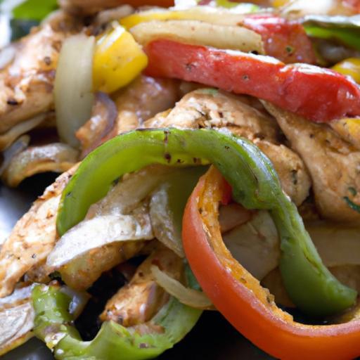 Sizzling Chicken and Peppers: The Ultimate Fajita Feast