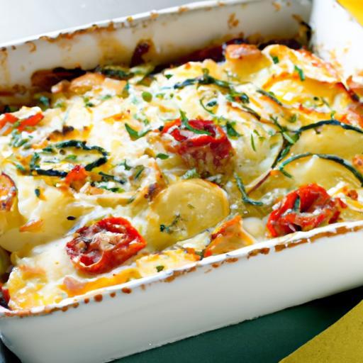 Golden Zucchini & Tomato Bake: A Parmesan Delight Recipe