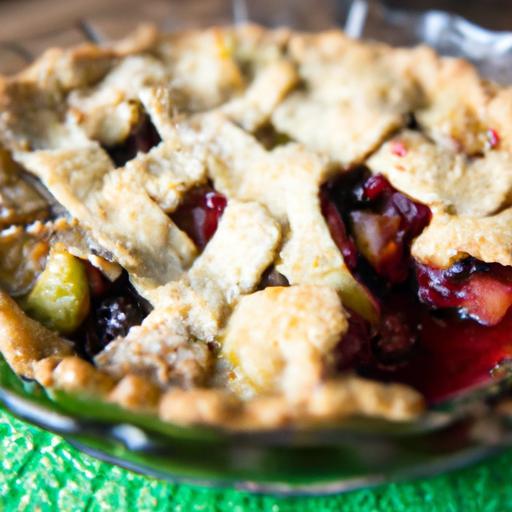 A Delicious Twist: Blackberry Apple Pie with Crunchy Crumble