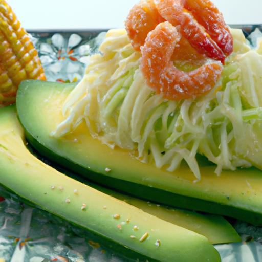 Fresh⁣ Flavors Unite: Corn, Shrimp & ‍Avocado Delight