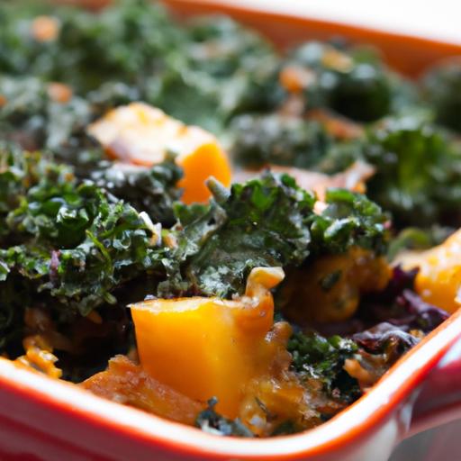Wholesome Sweet Potato and Kale Casserole: A Flavorful feast