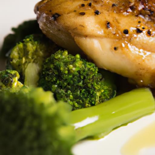 Savor the flavors: Grilled Chicken ‌with ⁣Balsamic Glaze & Broccoli