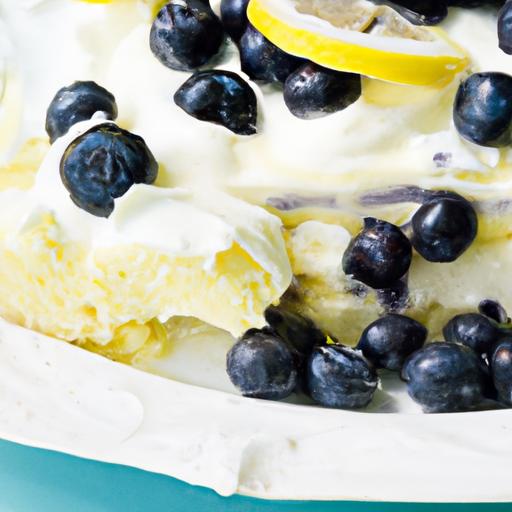 zesty Lemon Blueberry Icebox cake: A Refreshing Summer Treat