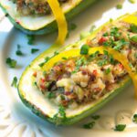 Quinoa-Stuffed Zucchini Boats: A Nutritious Flavor Journey