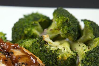 Savor the Flavors: Grilled Chicken with Balsamic Glaze & Broccoli