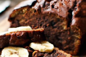 Indulge in Super MOIST Double Chocolate Banana Bread Bliss