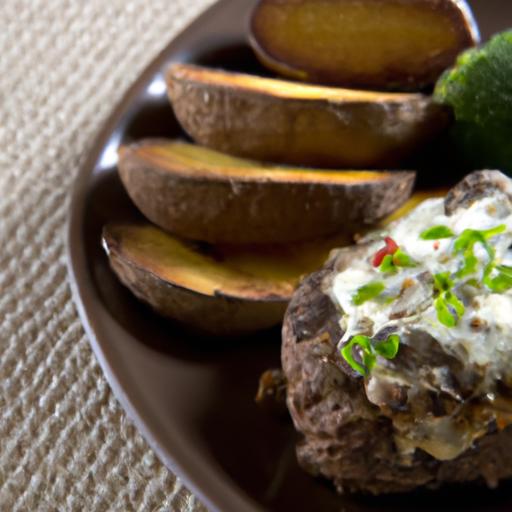 Savor‌ Garlic Butter Steak Bites with‌ Cheesy Smashed Potatoes