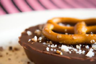 Decadent Rich Chocolate Tart with Crunchy Pretzel Crust