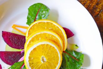 Bright & Bold: Vegan Beet Carpaccio with Zesty Orange Vinaigrette