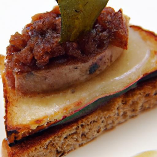 Decadent Foie Gras Torchon with Apple Chutney & Brioche