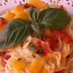 Twist Your Pasta Night: Spaghetti Squash with Tomato Basil Sauce