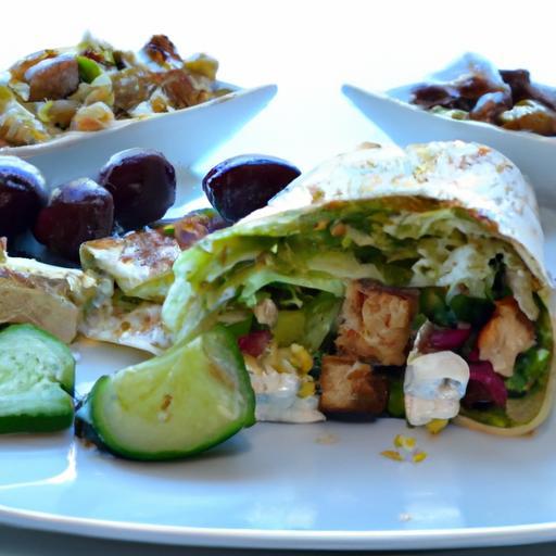 Savor the Vegan Gyro Wrap: Seitan & Tzatziki Delight