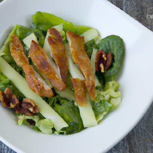 Crunchy Low-Carb Chicken Salad with Celery & Walnuts Delight