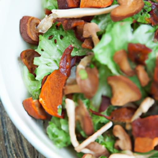 Savory ⁢Mushroom Salad: A Flavorful Twist on Fresh greens
