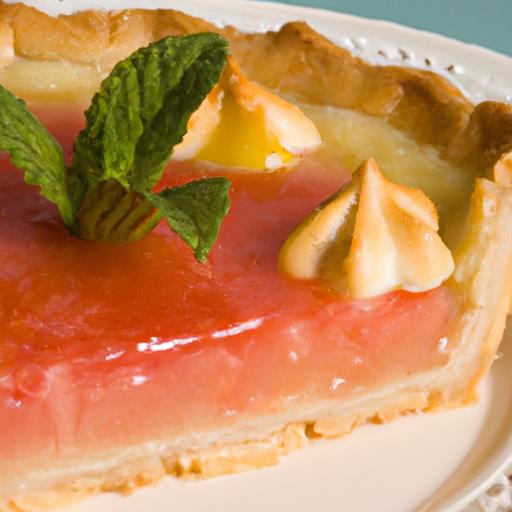 Zesty Delight: Mastering the Art of‍ Grapefruit Curd Tart