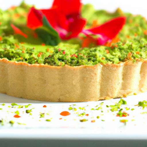 Delight in Rosewater pistachio Cream Tart: A Flavor Journey