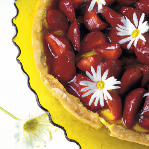 Elderflower & Strawberry Tart: A Blossoming Summer Delight