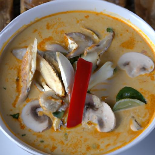 Savor the ⁢Flavors: Thai⁢ Coconut ⁢Curry Soup with ​Chicken