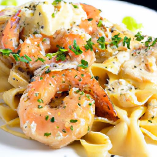 Savory Cajun Shrimp & Steak Alfredo Pasta: A Flavorful Twist