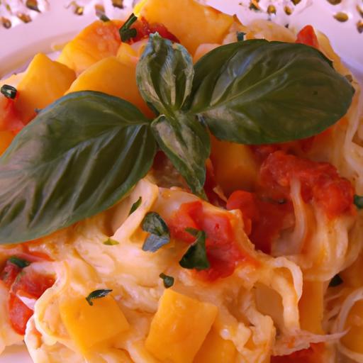 Twist Your Pasta Night: Spaghetti Squash with Tomato Basil Sauce