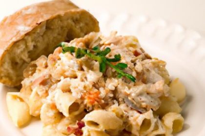 Wholesome Low-Sodium Tuna Casserole with Whole-Grain Pasta