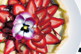 Elderflower & Strawberry Tart: A Blossoming Summer Delight
