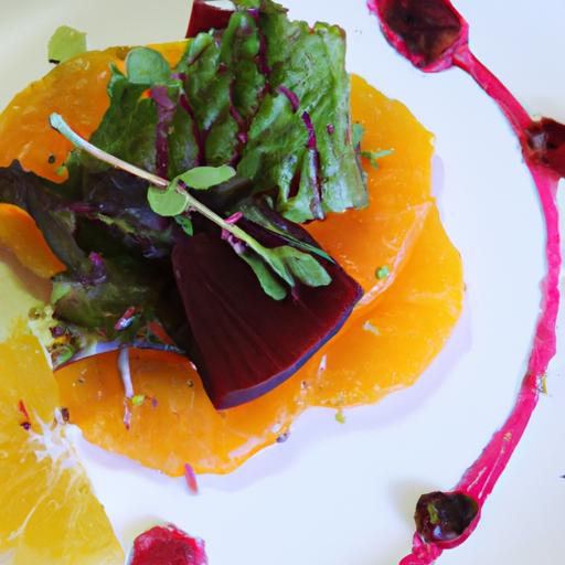 Bright &‌ Bold: ‌Vegan Beet Carpaccio with Zesty Orange Vinaigrette